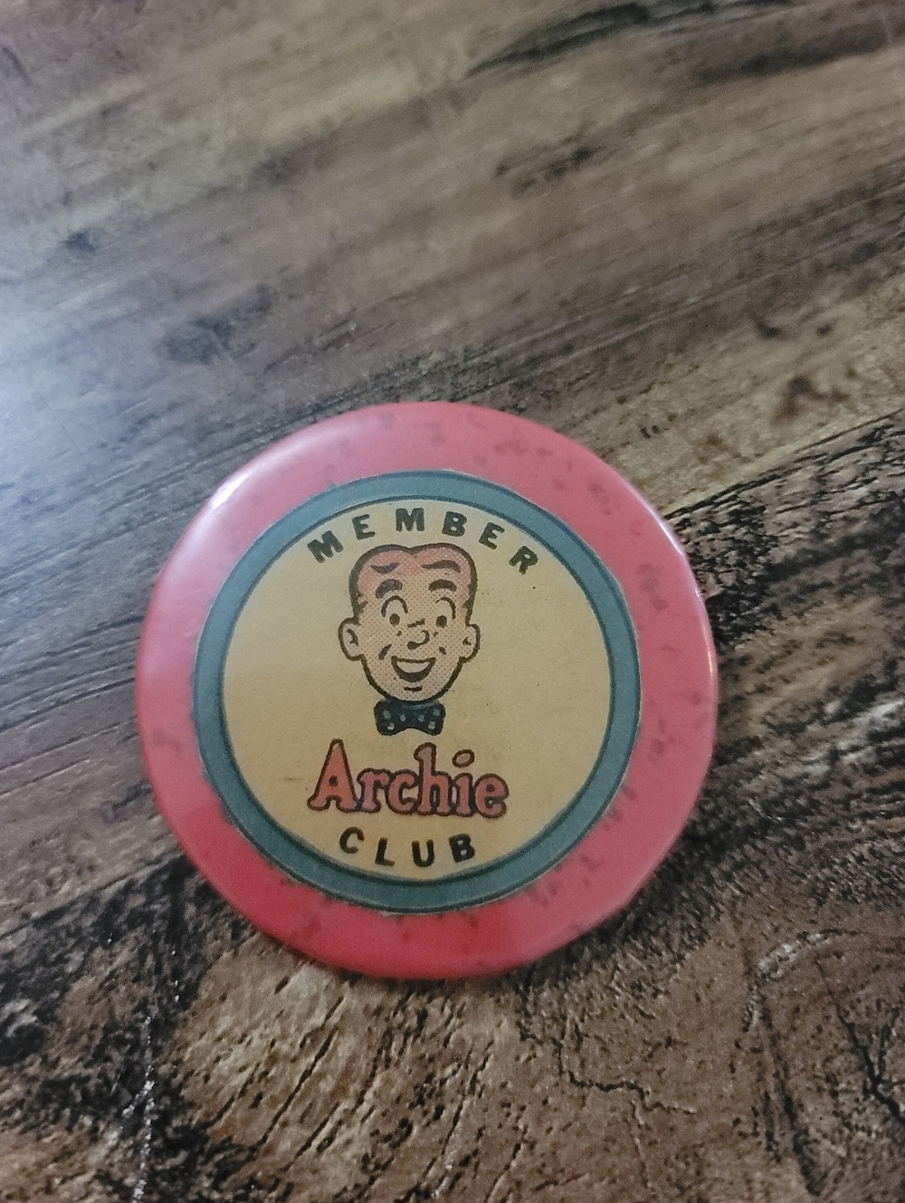 Vintage Archie Comics Fan Club Pinback Button